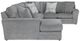 Jackson Furniture Glacier 3-Piece Shark Left-Arm Facing Sectional and Chaise-2