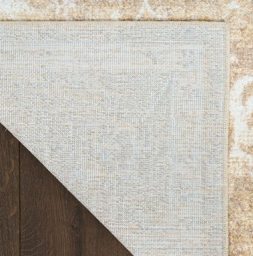 Nourison Home™ Astra Machine Washable Ivory Gold 5'x7' Area Rug-3