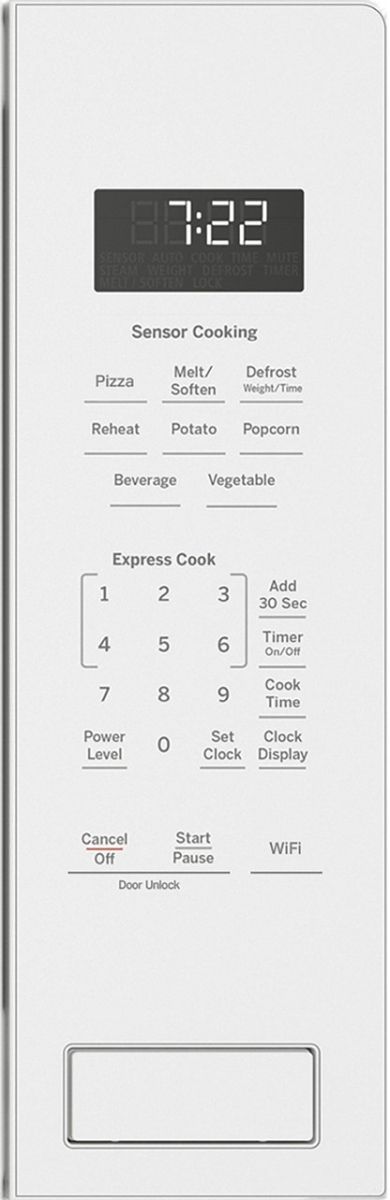 GE Profile™ 2.2 Cu. Ft. White Built In Microwave-3
