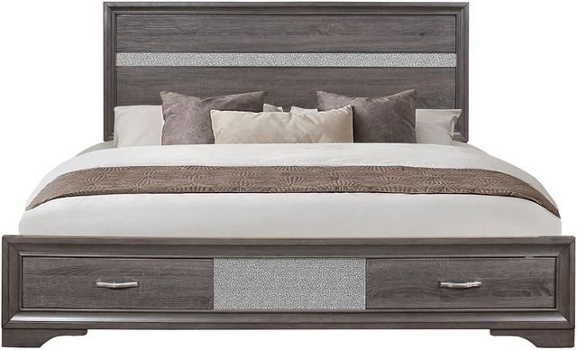Global Furniture USA Seville 5-Piece Dark Gray King Bedroom Set-2
