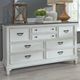 Liberty Furniture Allyson Park Charcoal/Wirebrushed White 8-Drawer Dresser-1