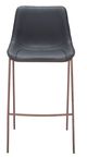 Zuo® Modern Magnus Black/Walnut Barstool-1