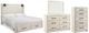 Signature Design by Ashley® Cambeck 4-Piece Whitewash Queen Panel Bed Set-0