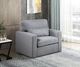 Homelegance® Pompano Gray Swivel Accent Chair-1