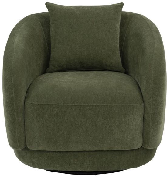 Coaster® Arnaud Green Upholstered Swivel Accent Chair-3