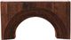 Furniture Classics Cole Warm White Marble Top Console with Brown Base-1
