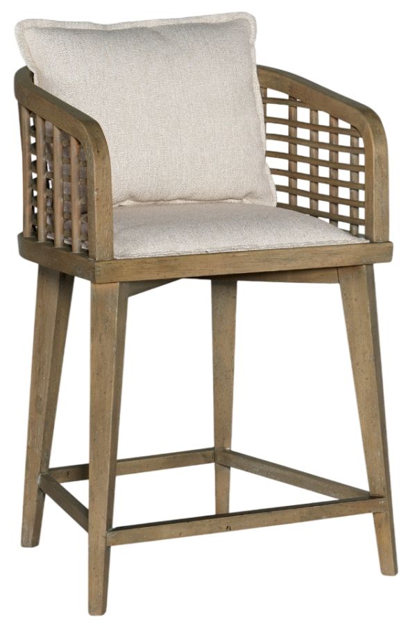 Hooker® Furniture Surfrider Sundance Cliffside/Zuri Cream Swivel Counter Stool-0