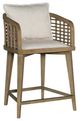 Hooker® Furniture Surfrider Sundance Cliffside/Zuri Cream Swivel Counter Stool-0