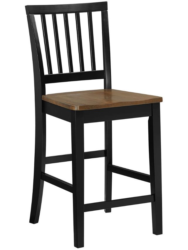 Steve Silver Co. Joplin 5-Piece Ebony/Walnut Counter Table Set-2
