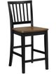 Steve Silver Co. Joplin 5-Piece Ebony/Walnut Counter Table Set-2