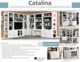 Parker House® Catalina 9-Piece Cottage White Library Wall -3