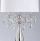 Stylecraft Chrome/White Table Lamp -1