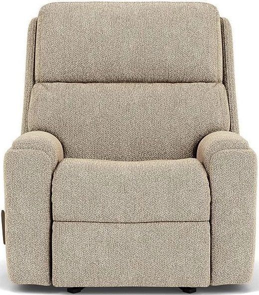 Flexsteel® Rio Sandstone Manual Rocking Recliner-1