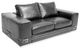 Michael Amini® Mia Bella Black/Stainless Steel Loveseat-0