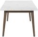 Liberty Furniture Edison White Rectangular Leg Table with Brownstone Base-3