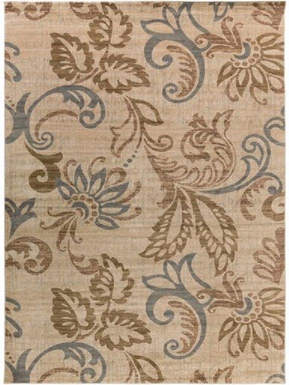 Surya Riley Tan 8' Round Rug-1