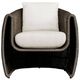Uttermost® Tropic Mocha/Oyster White Fabric Wicker Outdoor Lounge Chair-3