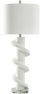 Harp & Finial® Rudnick White Table Lamp-0