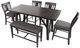 Jofran Inc. American Rustics 6-Piece Dark Brown/Gray Counter Dining Set-0