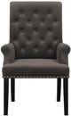Coaster® Alana Brown Upholstered Tufted Side Chair-1