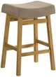 Armen Living Lenon 4-Piece Amber Glow/Twilight Taupe Counter Stool Set-0