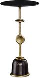 Bassett® Furniture Sundance Black Drink Table with Gold Base-0