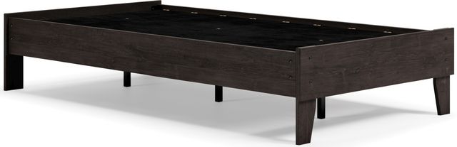 Signature Design by Ashley® Piperton Black Twin Platform Bed-0