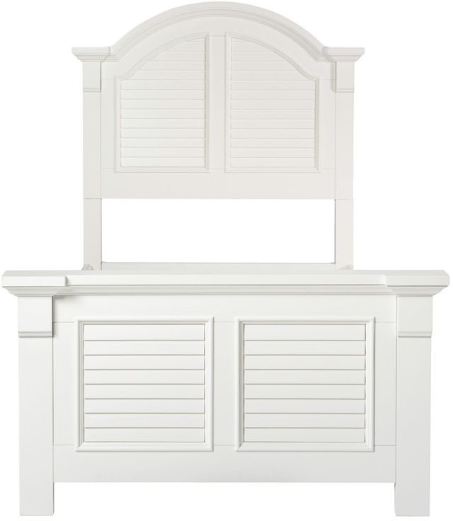 Liberty Furniture Summer House Oyster White Youth Twin Panel Bed-2