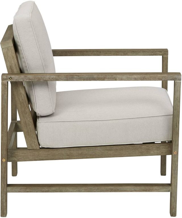Signature Design by Ashley® Fynnegan Light Brown Outdoor Lounge Chair-1