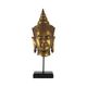 A & B Home Bronze 7" Buddha Head Statue-0