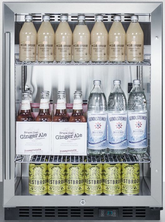 Summit® Commercial Series 5.0 Cu. Ft. Stainless Steel Beverage Center-3