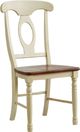 A-America® British Isles Buttermilk/Merlot Napoleon Dining Side Chair-0