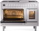 Ilve® Professional Plus II 48" Stainless Steel Pro Style Dual Fuel Range-2