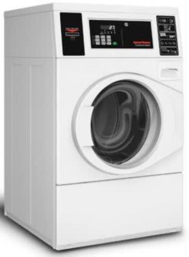 Speed Queen Commercial White 27" Commercial Front Load Digital Washer-0