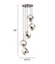 Zuo® Meteor Shower Chrome Ceiling Lamp-2