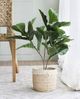 A & B Home Green 24" Artificial Potted Fiddle-Leaf Tree-2