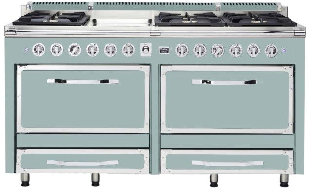 Viking® Tuscany 66” Splash Pro Style Dual Fuel Range with Griddle-0