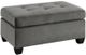 Mazin Furniture Emilio Taupe Ottoman-0