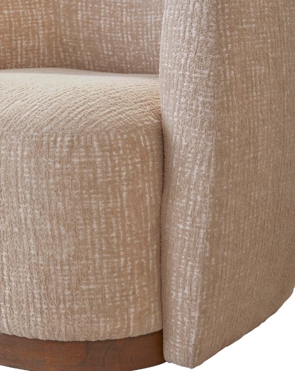 Parker House® Tatum Sand Dollar Swivel Accent Chair-3