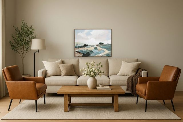 Classy Living Chill Tranquil Pathway Wall Art-1