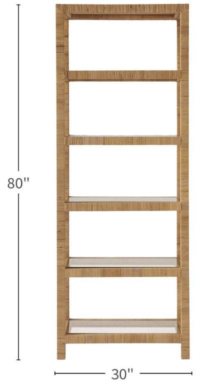 Universal Explore Home™ Escape-Coastal Living Home Long Key Brown Etagere-2