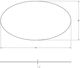 Amisco Customizable Amelia 72" Oval Dining Table with 1" Thermo Fused Laminate Top-1