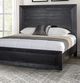 Furniture of America® Ashbourne Black Queen Panel Bed-1