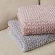 Olliix by Madison Park Olivia Blush Carved Serengeti Fur Throw-3