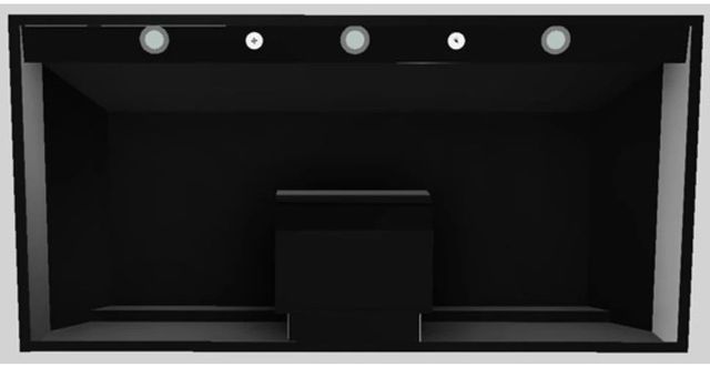 Vent-A-Hood® Designer Series 48" Black Wall Mounted Range Hood-1