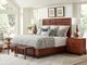 Tommy Bahama® Furniture Island Fusion Shanghai Dark Walnut Queen Panel Bed-1