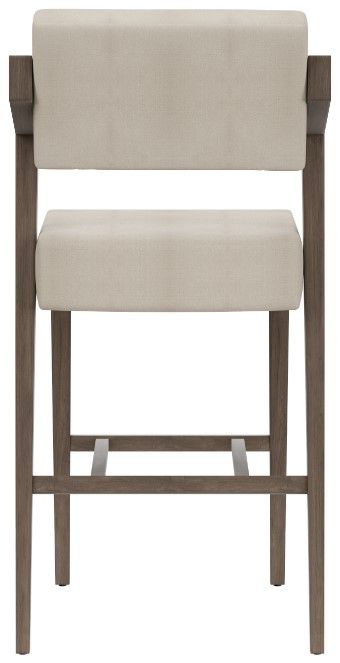 HH2 Home Snyder Aged Gray/Light Beige Bar Stool-3