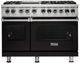 Viking® 5 Series 48" Onyx Pro Style Dual Fuel Range with Griddle-0
