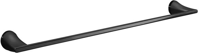 DXV Modulus Matte Black 18" Towel Rack-0