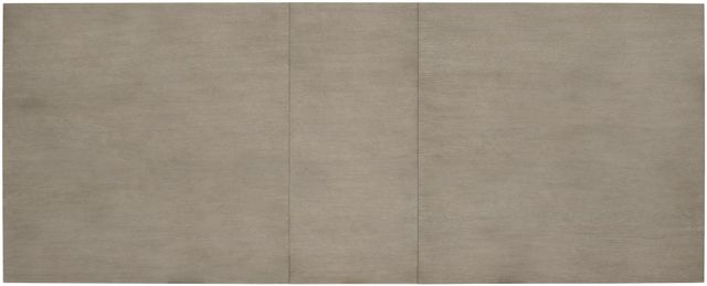 Bernhardt Linea Cerused Greige Dining Table with Textured Graphite Metal Base-3